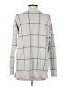 Assorted Brands 100% Cotton Checkered-gingham Gray Pullover Sweater Size S - photo 2