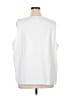 Orare 100% Polyester White Ivory Sleeveless Blouse Size 3X - photo 2