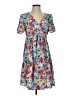 Shein Print Blue Casual Dress Size 4 - photo 1