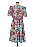Shein Print Blue Casual Dress Size 4 - photo 2