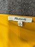 Madewell 100% Polyester Yellow Short Sleeve Blouse Size XXS - photo 7