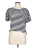 Zara Stripes White Black Short Sleeve T-Shirt Size S - photo 1