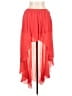 Annabelle Solid Red Casual Skirt Size L - photo 1