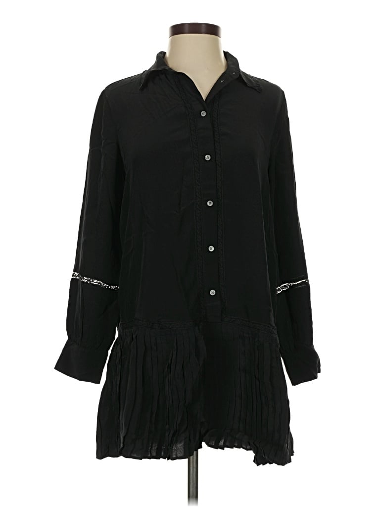 Jcrew 3/4 Sleeve Blouse In Black