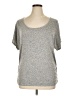 Tempted Gray Short Sleeve Top Size 1X - photo 1