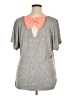 Tempted Gray Short Sleeve Top Size 1X - photo 2