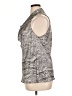 Violet & Claire 100% Polyester Silver Sleeveless Blouse Size XL - photo 5