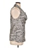 Violet & Claire 100% Polyester Silver Sleeveless Blouse Size XL - photo 4