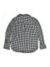 Gap Kids 100% Cotton Checkered-gingham Blue Long Sleeve Button-Down Shirt Size 4 - 5 - photo 2