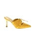 Manolo Blahnik Yellow Mules Size EU 38 1/2 - photo 1