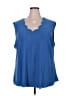 Unbranded Blue Sleeveless Blouse Size 6x - photo 1