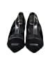 Tory Burch 100% Leather Black Heels Size 5 1/2 - photo 2