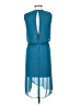 ASOS 100% Polymide Solid Teal Casual Dress Size 2 - photo 2