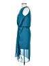 ASOS 100% Polymide Solid Teal Casual Dress Size 2 - photo 5