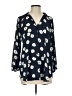 CAbi 100% Polyester Blue 3/4 Sleeve Blouse Size XS - photo 1