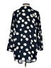 CAbi 100% Polyester Blue 3/4 Sleeve Blouse Size XS - photo 2