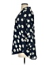 CAbi 100% Polyester Blue 3/4 Sleeve Blouse Size XS - photo 5