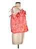 Sugarlips 100% Cotton Orange Sleeveless Blouse Size L - photo 4