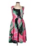 Adolfo Dominguez Tropical Pink Cocktail Dress Size EU 42 / US 12 - photo 1