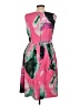 Adolfo Dominguez Tropical Pink Cocktail Dress Size EU 42 / US 12 - photo 2
