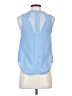 Chelsea28 100% Polyester Blue Sleeveless Blouse Size S - photo 2
