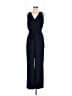 Ann Taylor 100% Polyester Solid Blue Jumpsuit Size 8 - photo 1