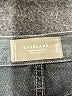Everlane 100% Cotton Chevron-herringbone Gray Jeans Size 27 waist - photo 7