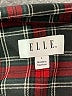 Elle Plaid Red Blazer Size L - photo 6