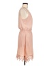 Express Outlet 100% Polyester Solid Pink Casual Dress Size M - photo 4
