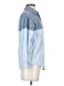 ASOS Color Block Blue Long Sleeve Button-Down Shirt Size 2 - photo 4