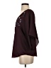 White House Black Market 100% Polyester Burgundy 3/4 Sleeve Blouse Size S - photo 5