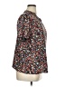 Shein Curve Floral Brown Short Sleeve Button-Down Shirt Size 14 Plus (1) - photo 4