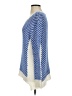 Romeo & Juliet Couture 100% Acrylic Houndstooth Blue Pullover Sweater Size S - photo 5