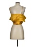 Silence and Noise Gold Sleeveless Blouse Size S - photo 2