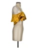 Silence and Noise Gold Sleeveless Blouse Size S - photo 4