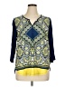 Signature Studio Blue 3/4 Sleeve T-Shirt Size XL - photo 1