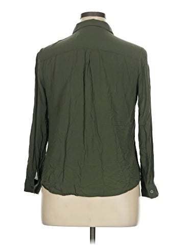 a.n.a. A New Approach Long Sleeve Button-Down Shirt (view 2)