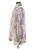 Zara Tie-dye Purple Long Sleeve Blouse Size S - photo 5