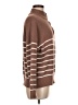 Lillusory Stripes Brown Pullover Sweater Size M - photo 4
