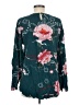 Jaase 100% Rayon Teal Long Sleeve Blouse Size M - photo 2