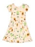 Dot Dot Smile Print Yellow Dress Size 7 - photo 1
