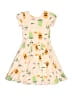 Dot Dot Smile Print Yellow Dress Size 7 - photo 2