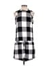 Cloth & Stone Checkered-gingham Color Block Black Gray Romper Size S - photo 1