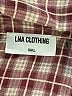 LNA Plaid Burgundy Long Sleeve Blouse Size S - photo 7