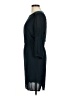 H&M 100% Polyester Solid Black Casual Dress Size 8 - photo 5