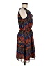 Chetta B 100% Polyester Print Blue Cocktail Dress Size 8 - photo 4