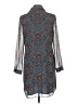CAbi 100% Polyester Paisley Blue Casual Dress Size S - photo 2