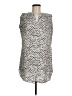 H&M Silver Sleeveless Blouse Size 6 - photo 1