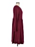 DB Moon Solid Burgundy Casual Dress Size M - photo 4