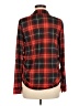 Love Potion 100% Polyester Plaid Red Long Sleeve Blouse Size M - photo 2